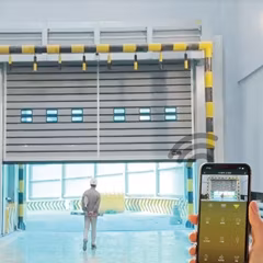 Aluminum Alloy High Speed Spiral Door Premium Quality for Modern Industrial and Commercial Use