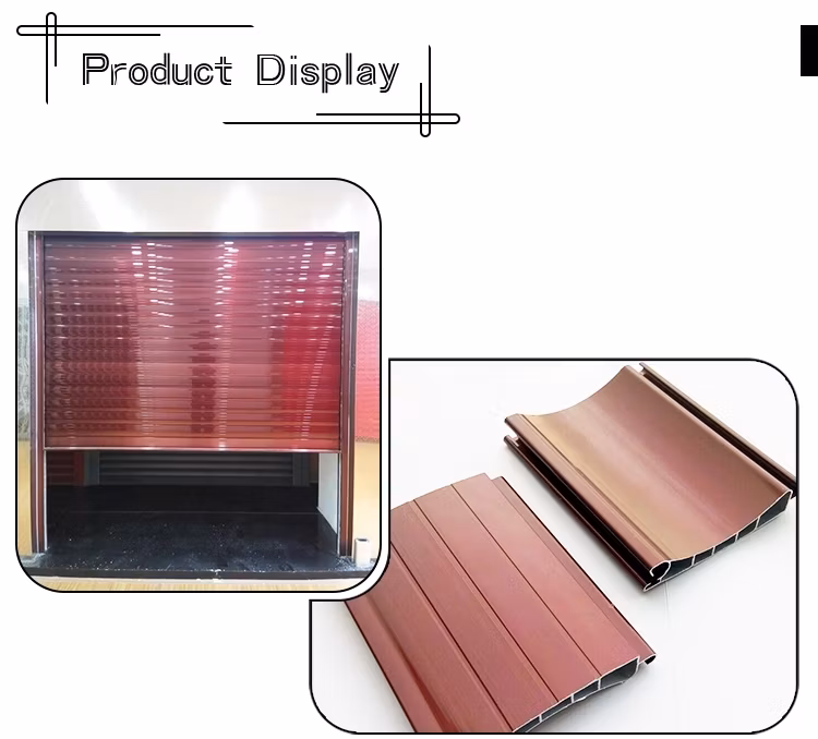 Modern Aluminium Automatic Roller Shutter Door Electric Garage Door Rolling up Warehouse Door Security Steel Insulated House Aluminium House Roller Shutters