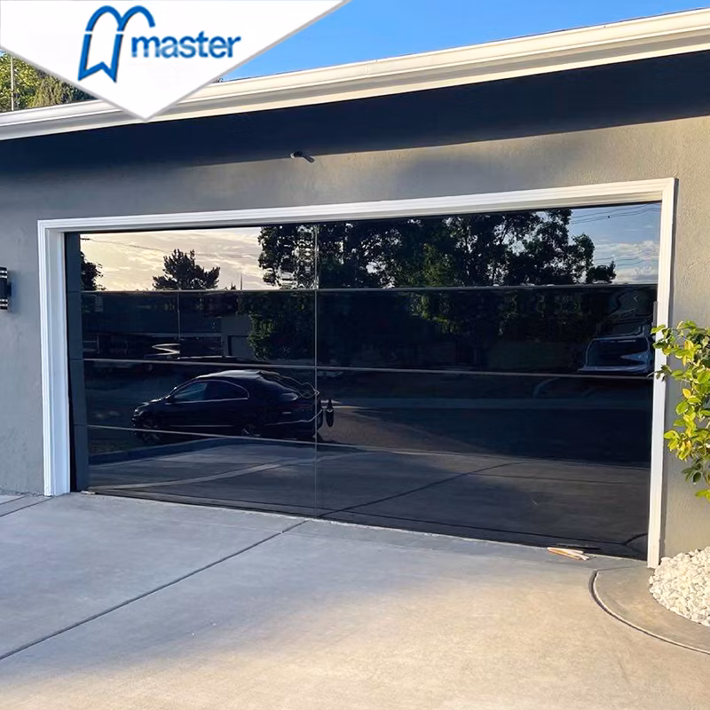 Low Price High Standard New Style Full View Glass Garage Door Industrial Overhead Insulated Garage Door Automatic Aluminum Glass Garage Door