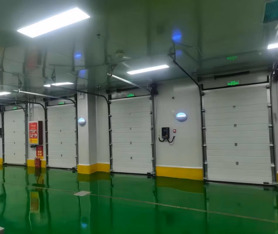 Automatic Industrial Vertical Lift Sectional Overhead Door for Logistic Warehouse/Factory