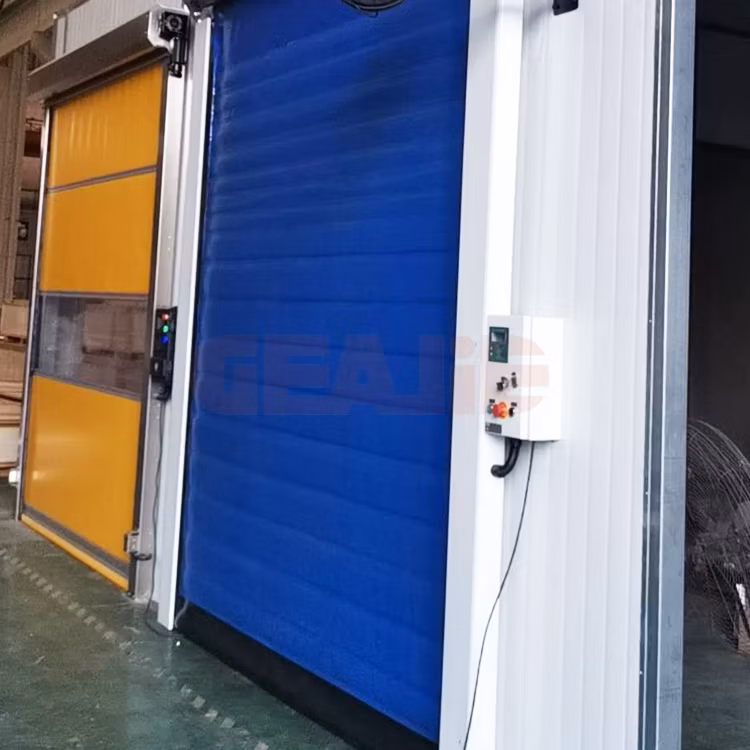 Industrial Automatic Thermal Insulated PVC Fast Acting Roller Shutter Doors