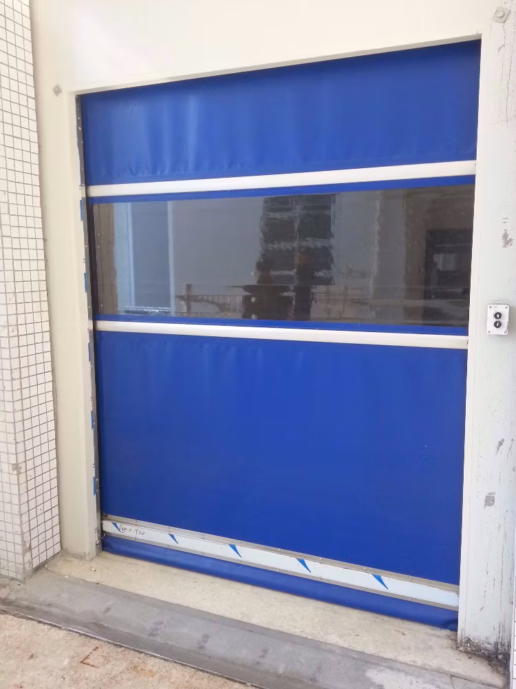 Air Conditioning Workshop Automatic High Speed Sheet Shutter Door