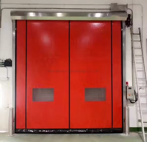 Industrial Automatic Self Repairing Recovery Rapid Action PVC High Speed Roller Shutter Door