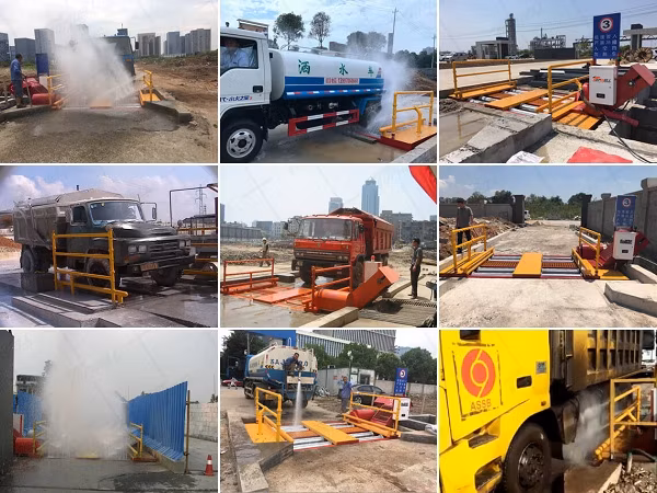 High Performance and Quick Wash Speed Auto Truck Wheel Wash System for Construction Sites