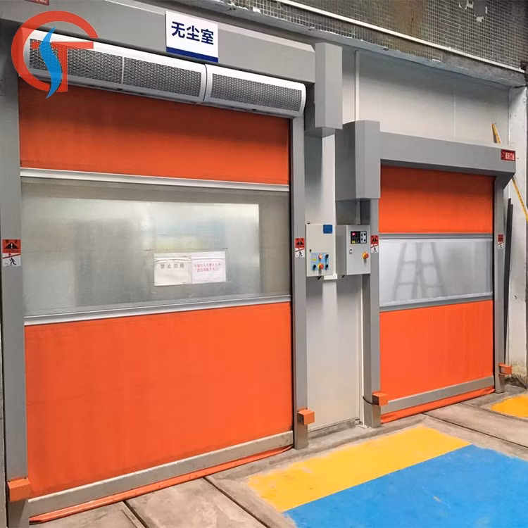 Industrial Electric PVC High Speed Door, High Speed Rolling Door, High Speed Roller Shutter Door (ST-001)