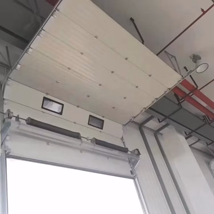 Modern Electric Automatic Flap Tilting Garage Doors Overhead Sectional Vertical Tilt-up Stainless Steel Car Garage Door