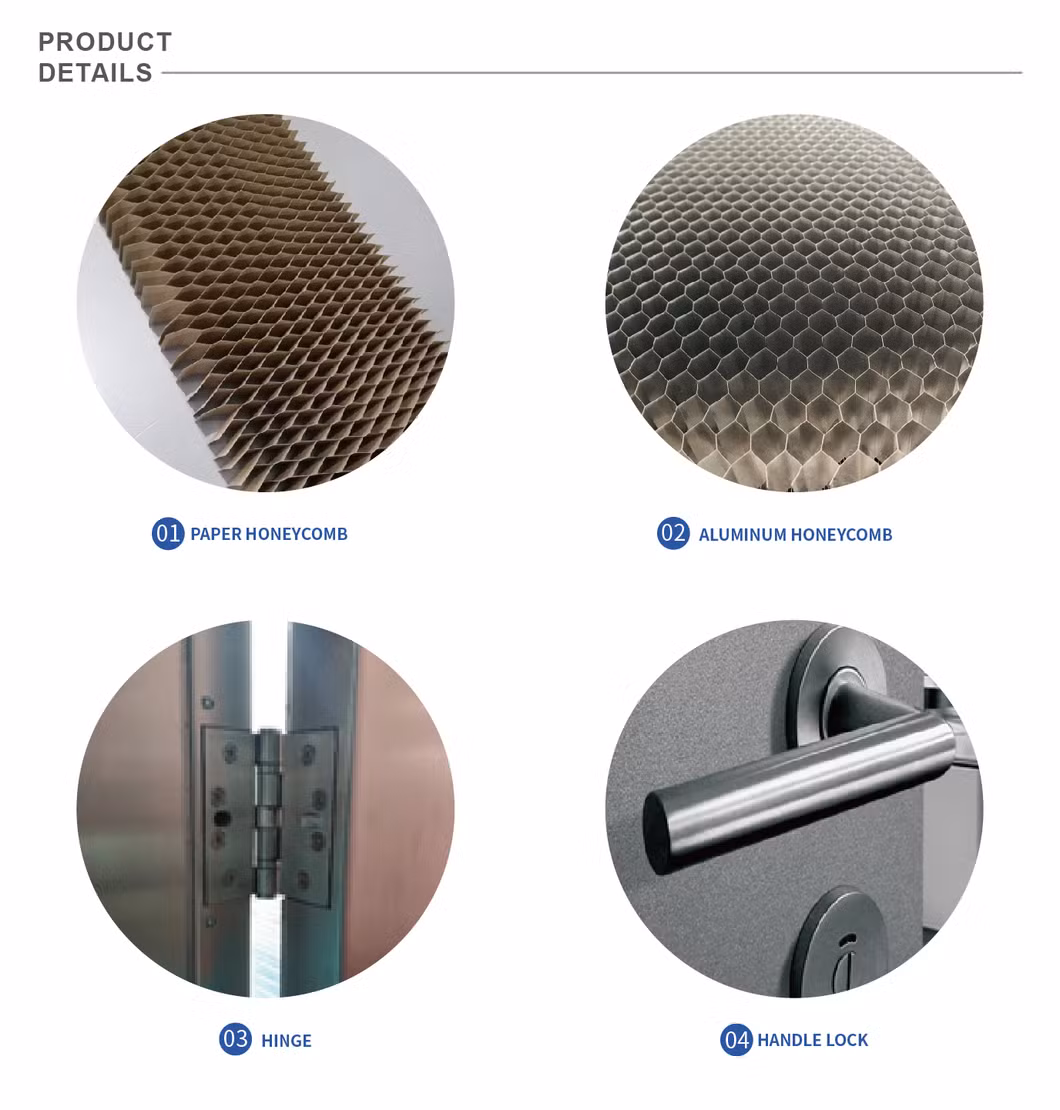 Industrial Fire Rated Fireproof Heat Resistance Emergency Entry Thermal Insulated Security Exit Door Manufacturer