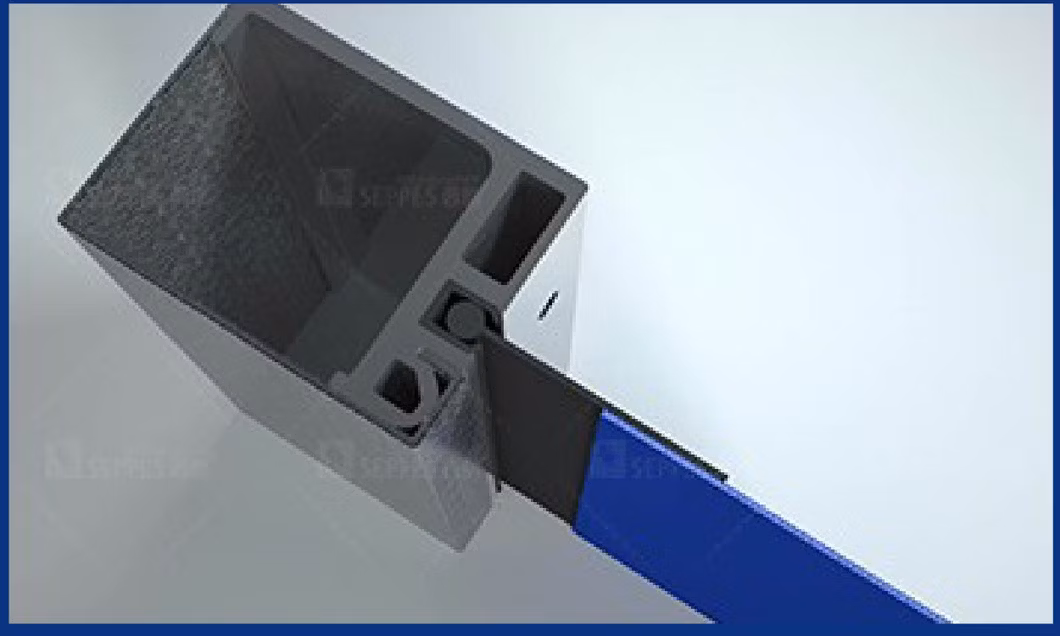 Zipper Structure Fast Action High Speed Rolling PVC Doors for Clean Room