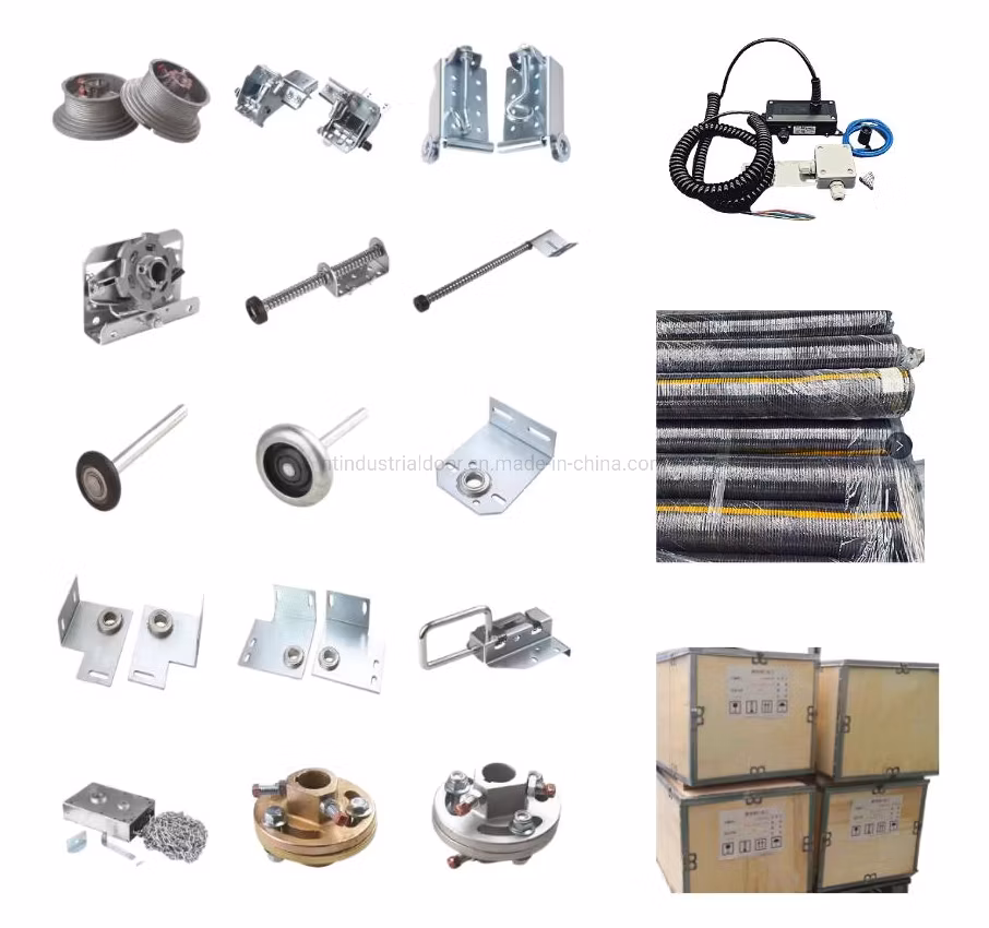 Automatic Industrial Motorized Overhead Sectional Door for Warehouse