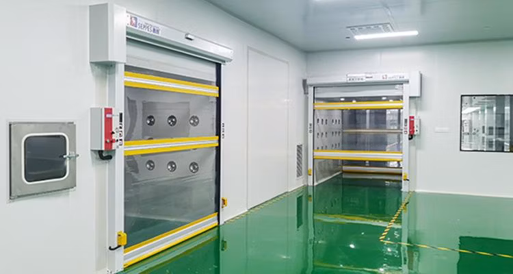 Insect-Proof Dust-Proof High-Speed Doors USA Fast Doors for Chewing Gum Processing Plants