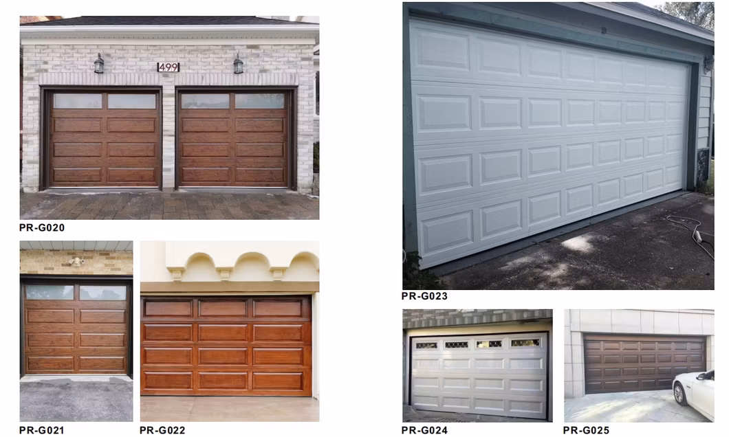 Manufacture Modern Industrial Overhead Motor Automatic Aluminum Glass Garage Door