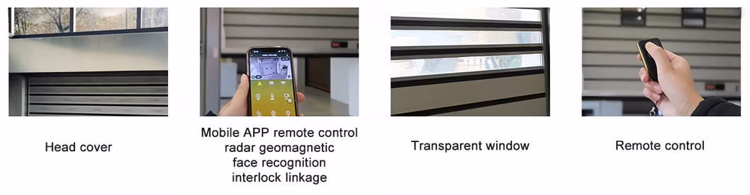 Nhentrance High Speed Spiral Rolling Shutter Door for Versatile Industrial Applications