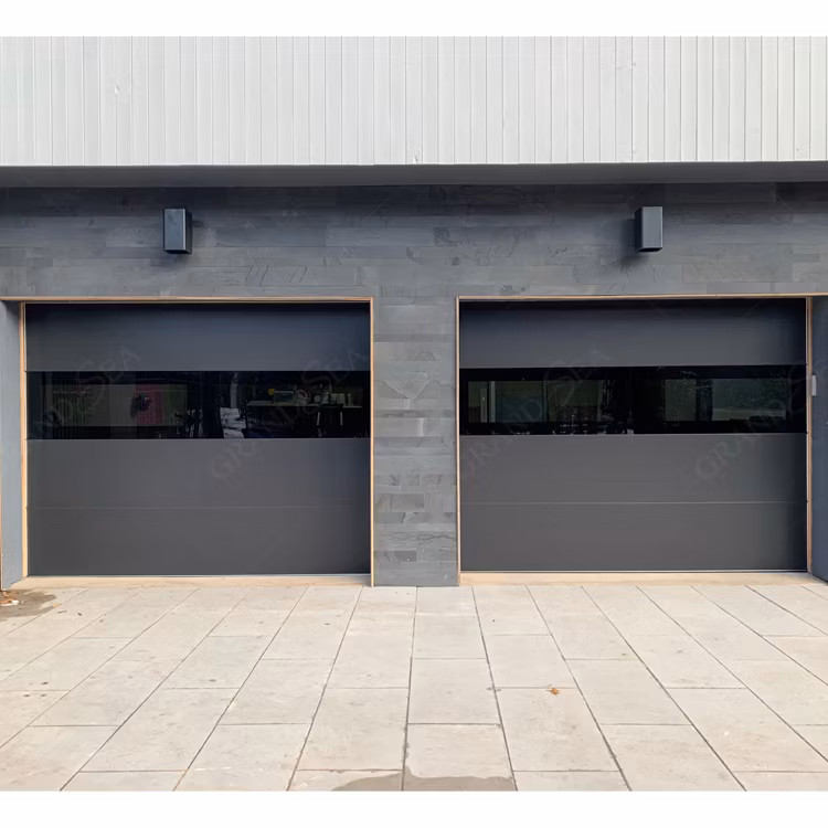 Industrial Door Manufacturer High Quality Automated Sectional Garage Doors Garage Lift up Overhead Doors