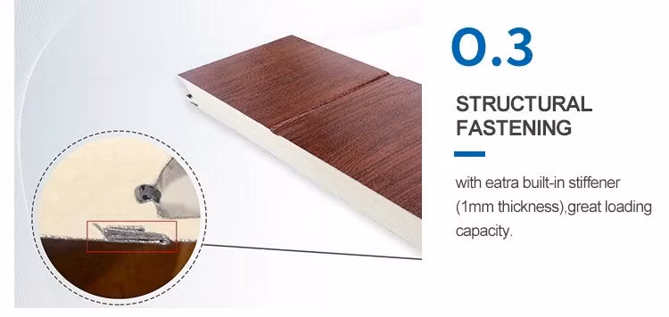 CE Approve Sandwich Panel Modern Design Residential Commercial Industrial Electric Foamed Automatic Sectional Overhead Steel Thermal Insulated Garage Doors