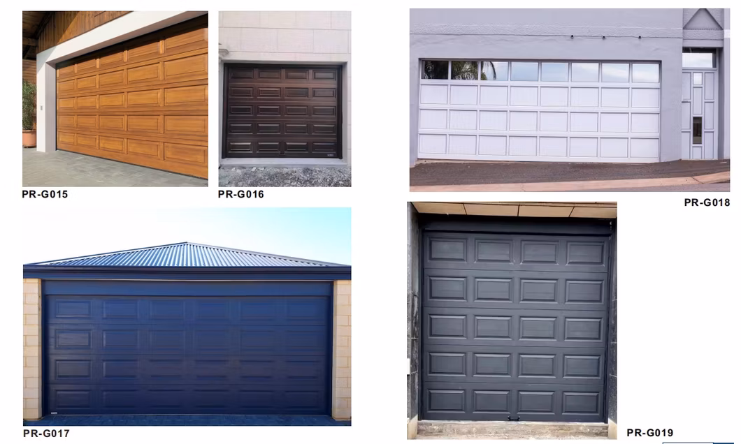 Manufacture Modern Industrial Overhead Motor Automatic Aluminum Glass Garage Door