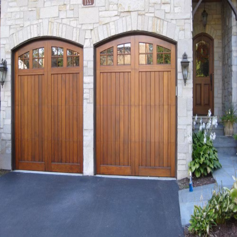 Cbmmart Homes Clear Glass Stainless Steel Industrial Overhead Garage Door