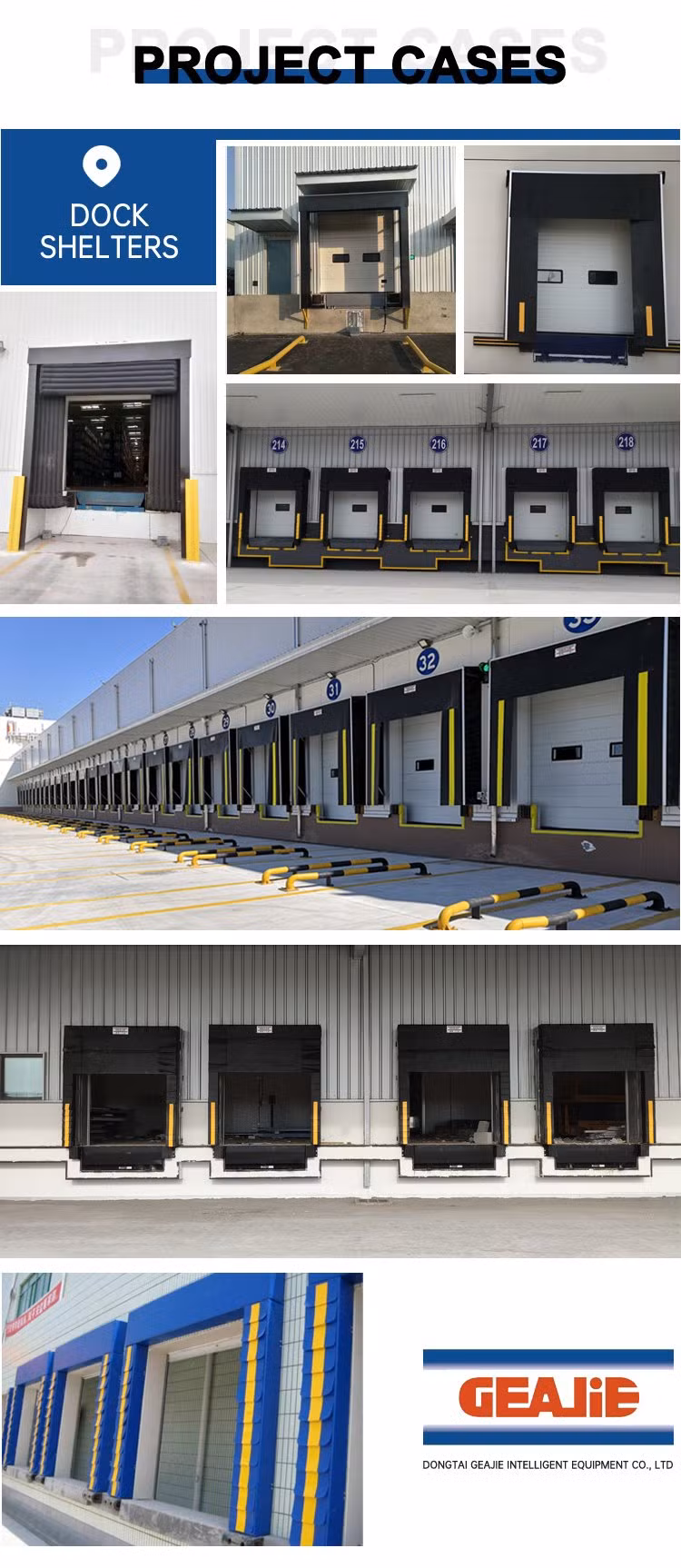 Industrial Warehouse Inflatable Dock Seals Retractable Insulated Dock Shelters