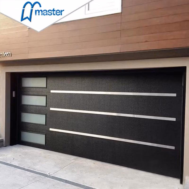 Master Well Factory Wholesale Commercial Residential Sandwich Panel PU Foam Insulation Automatic Electric Overhead Sectional Steel Garage Doors