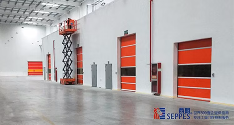 Insect-Proof Dust-Proof High-Speed Doors USA Fast Doors for Chewing Gum Processing Plants