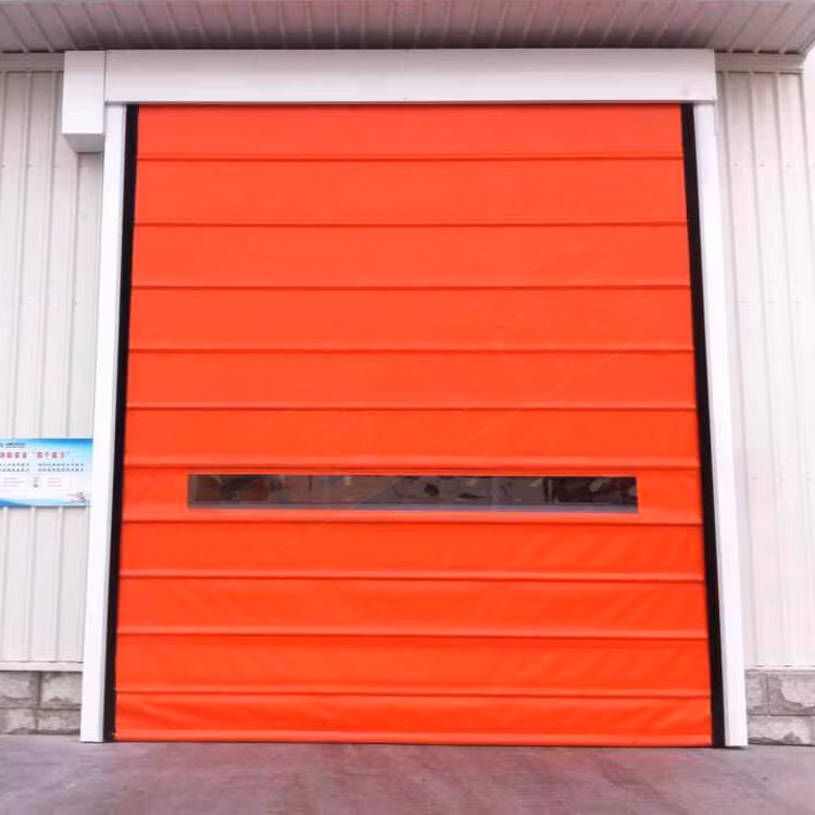 PVC Material High Speed Roll up Garage Interior Fast Roller Shutter Door
