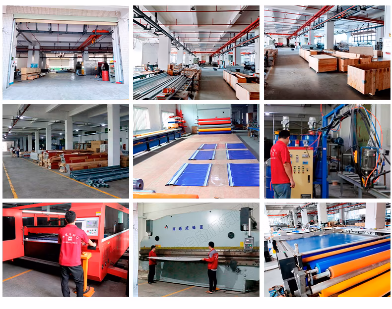 PVC Fabric High Performance High Speed Rolling Door (HF-1073)