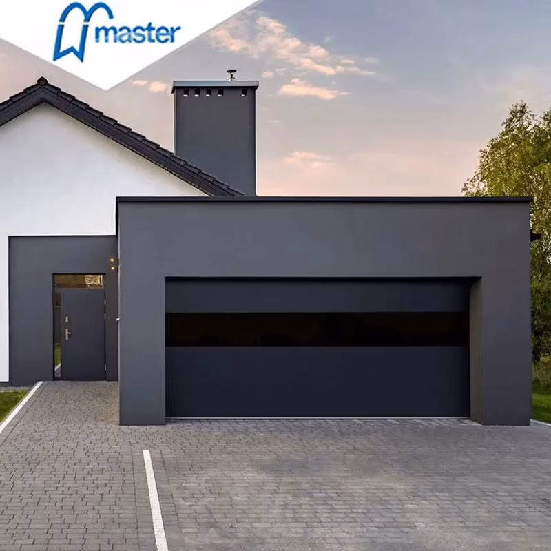 Remote Control Aluminum Material Insulated Sectional Overhead Steel Garage Door