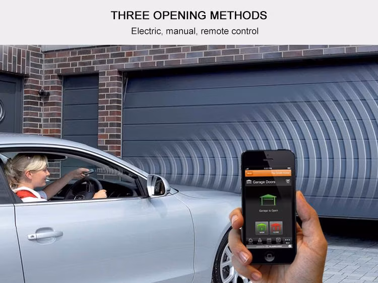 Industrial Door Manufacturer High Quality Automated Sectional Garage Doors Garage Lift up Overhead Doors