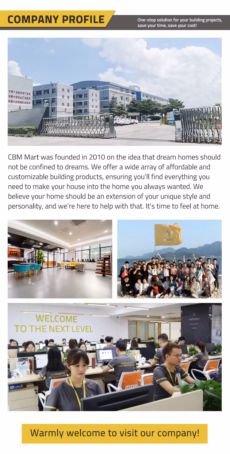Cbmmart Overhead Steel Automatic Insulation Sectional Garage Door for Villa