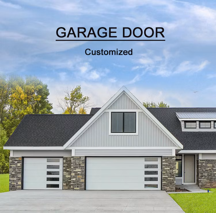 Industrial Automatic Overhead Slide up Sectional Garage Door for Loading Docks or Warehouse
