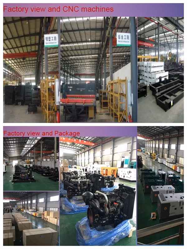 Factory Direct Sale Diesel Electric Generator, Shangchai Genset 600kw/750kVA 80kVA-825kVA