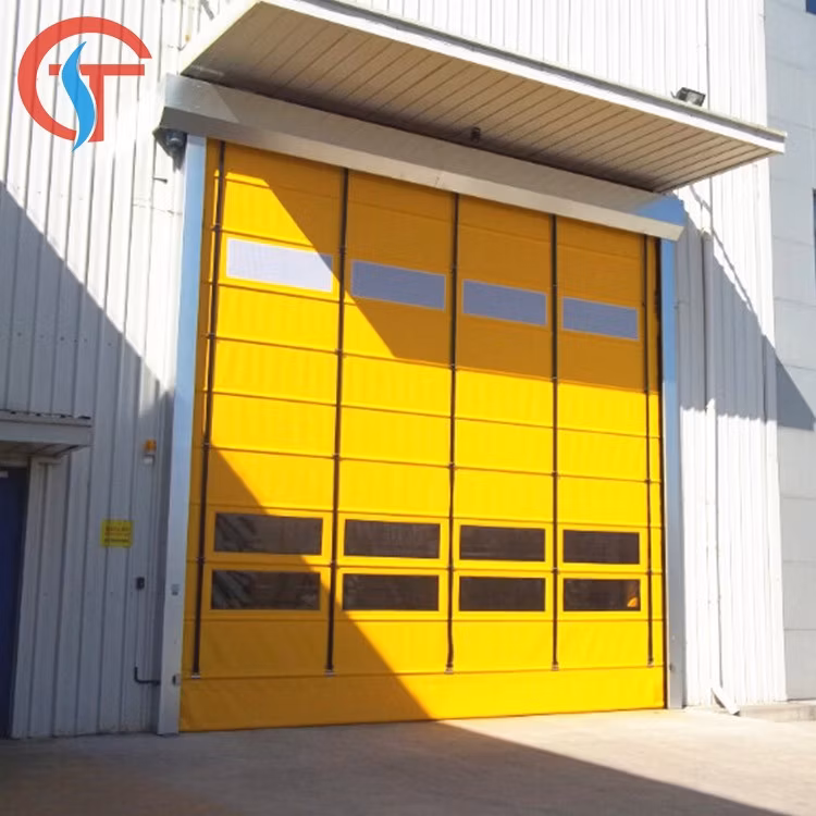 China Fast Speed Factory High Speed Vertical Stacking Fold up Door