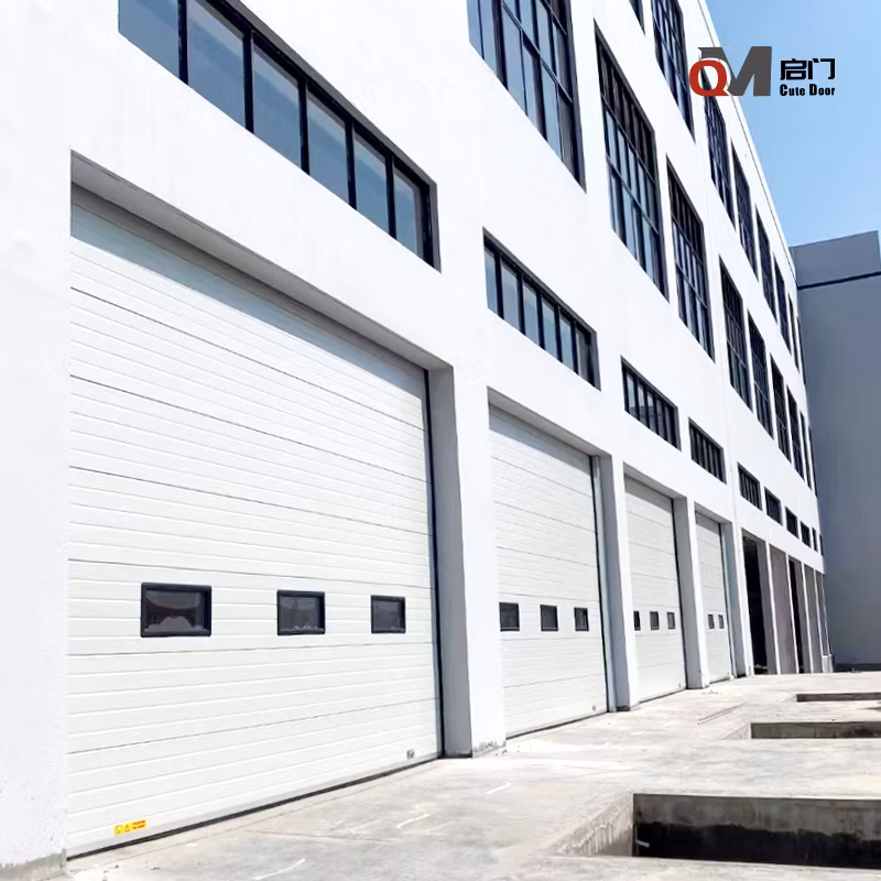 CE Certified Industry Leading Intelligent Sectional Overhead Doors Remote Control Sectional Door Panel Steel Double Sided Middle Polyurethane Foam Door