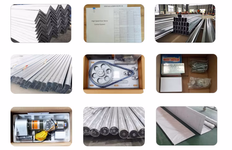 Wholesale Security Industrial or Commercial Automatic Galvanized/Stainless Steel Metal Large Wind Proof Resistant Rolling Roll up Warehouse Roller Shutter Door