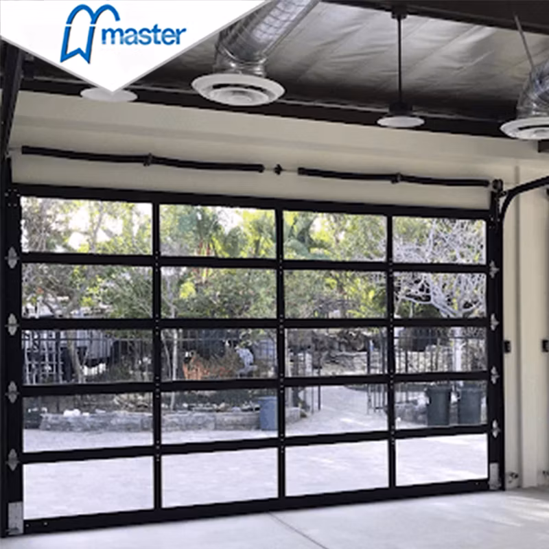 Low Price High Standard New Style Full View Glass Garage Door Industrial Overhead Insulated Garage Door Automatic Aluminum Glass Garage Door