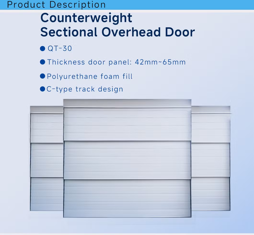 Specialist Manufacturers Sectional Lifting Doors Steel Heat Insulated Panel Industrial Lifting Door