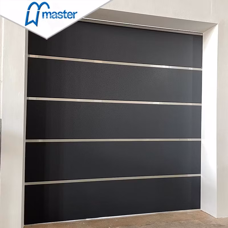 Master Well Wholesale High Quality Customized Modern Residential Steel Automatic Overhead Sectional Garage Door with Good Price