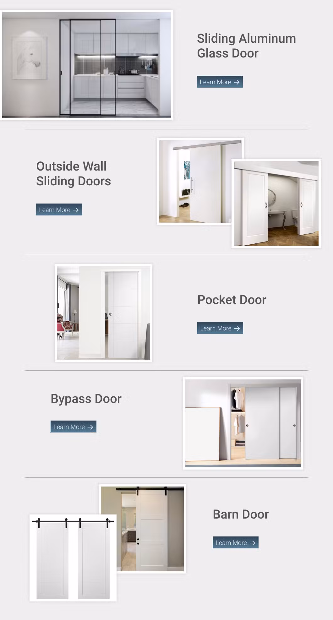 China Hot Sale Modern Design Fashion Exterior Outside Garage Door Metal Steel Door New Design for Home