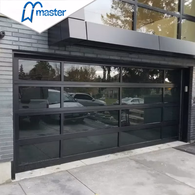 Low Price High Standard New Style Full View Glass Garage Door Industrial Overhead Insulated Garage Door Automatic Aluminum Glass Garage Door