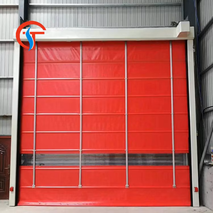 China Fast Speed Factory High Speed Vertical Stacking Fold up Door