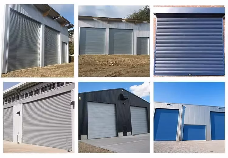 Industrial Automatic Overhead Metal Roller Shutter Garage Door for Warehouse