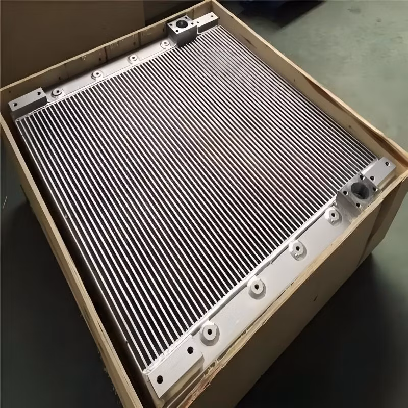 Custom Design Intercooler Oil Cooling Aluminum 7 10 13 15 19 30 Rows Engine Oil Cooler with An10 Thread Fitting