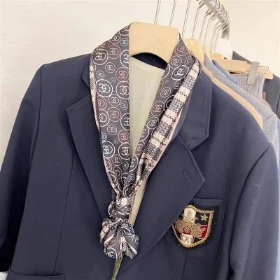 Scarfs lunghi in seta da donna personalizzati