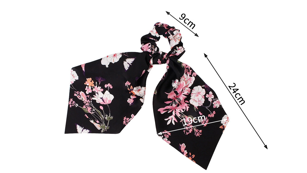 Best Selling Flower Pattern Headband Hair Scarf Scrunchies for Wholesale