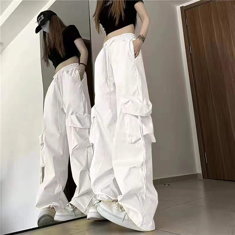 Highly High, High Waist, Straight -Legged Bandage Loose and Leisure