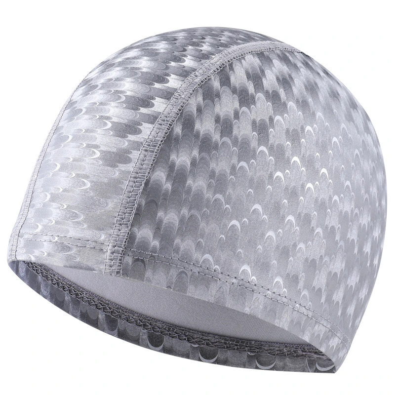 Waterproof Sunscreen Fashion Long Hair Swimming Cap Coating Swimming Cap Men and Women Bl16761