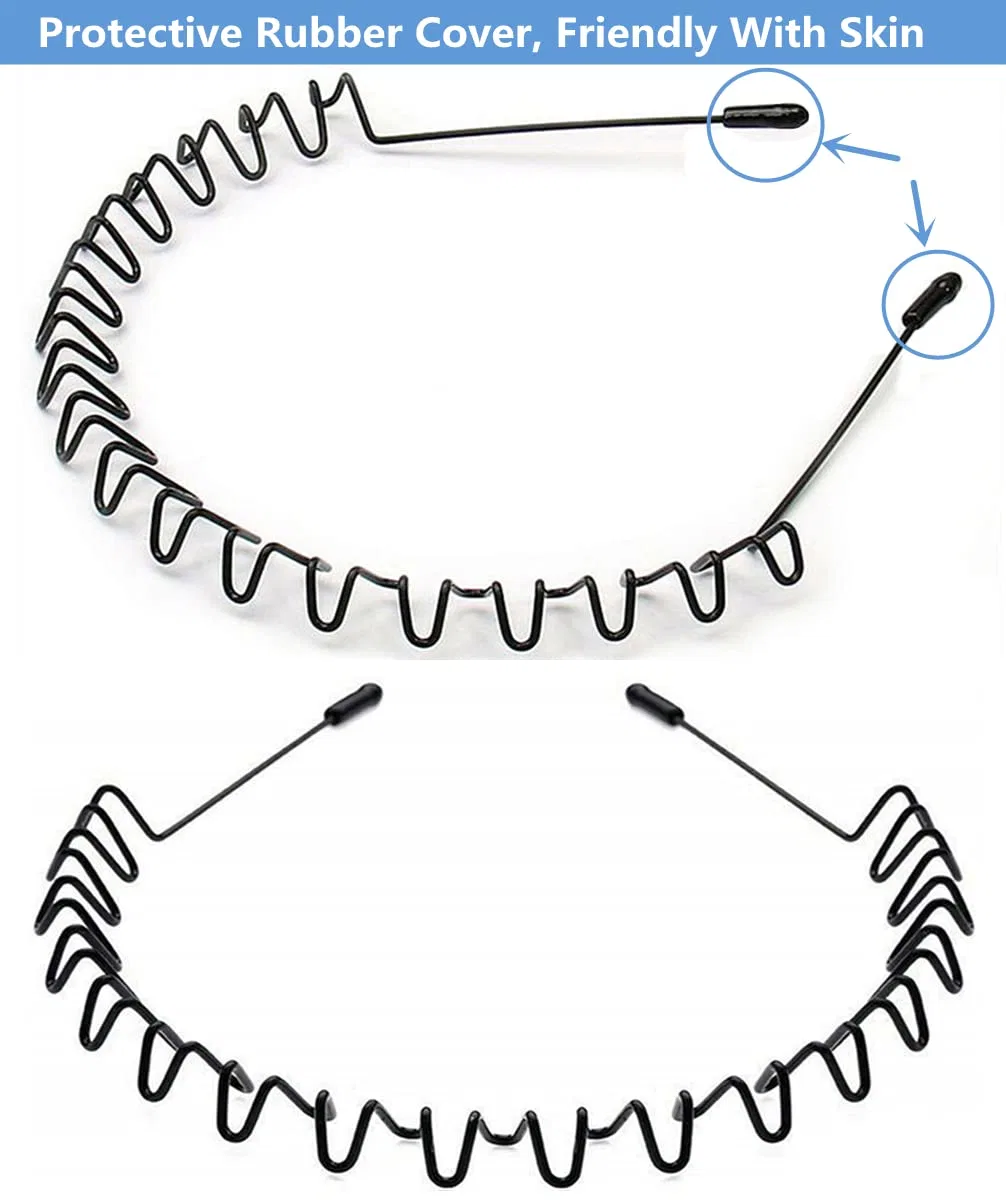 Black Wire Item Bodbop Metal Hair Band for Men