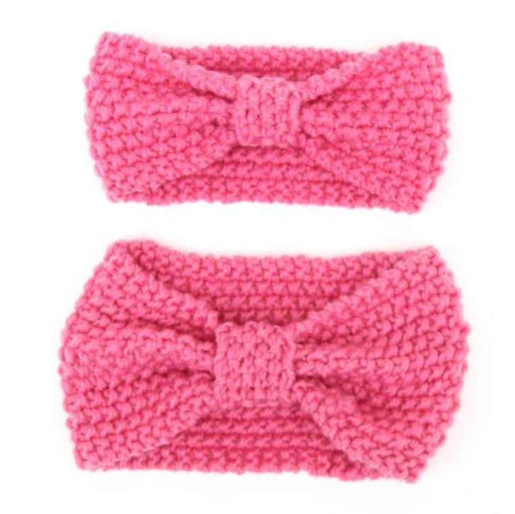 Parent-Child Suit Woolen Headband Bohemian Hair Accessories Winter Handmade Knitted Headband