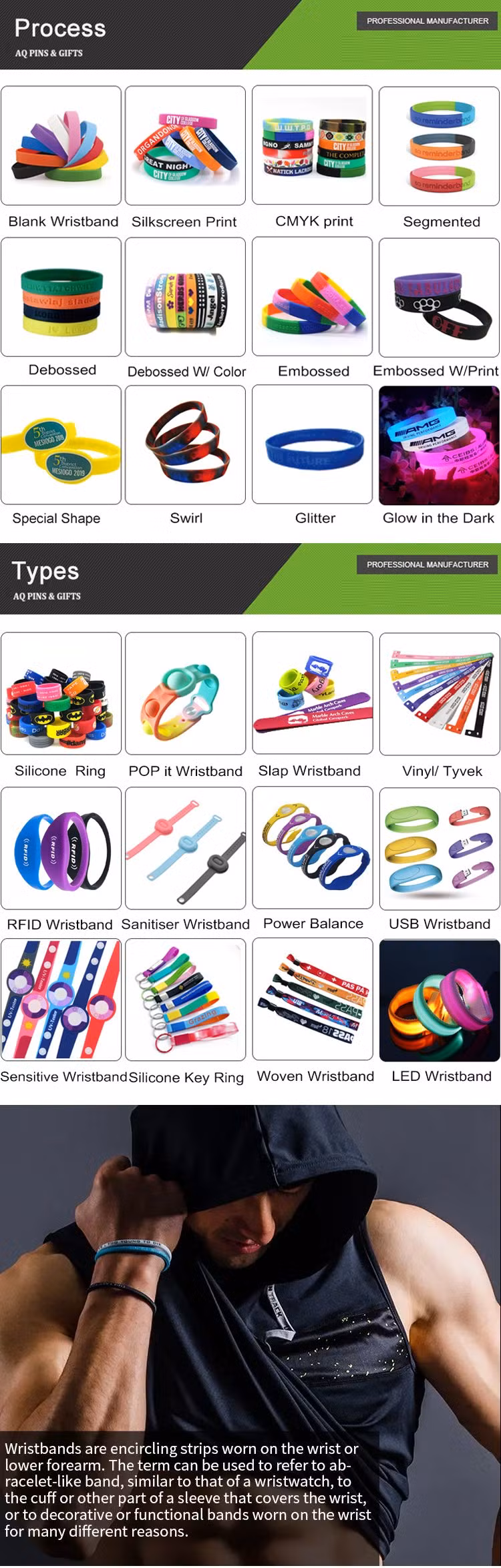 Customized Soft Enamel Hair Ties Stretch Booty Kitchen Bracelet Wrist Band Sport Sets Woven Elastic Silicone Wristband