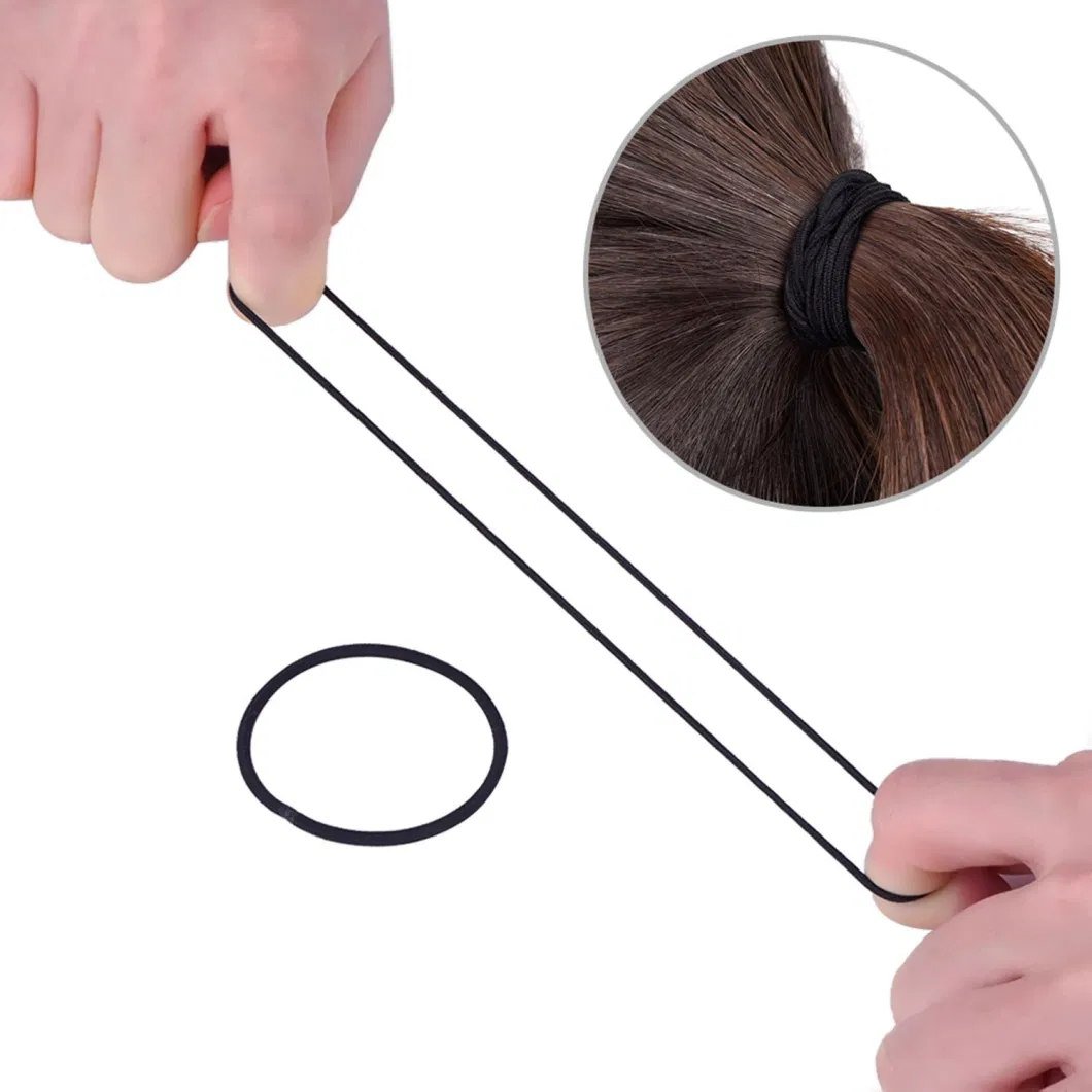 No-Metal Hair Elastics Hair Ties Ponytail Holders Hair Bands