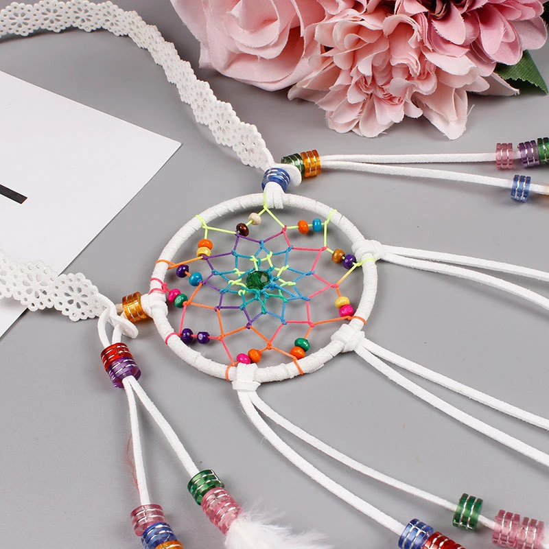 Dreamcatcher Feather Hair Band Boho Ethnic Style Headpiece Headband